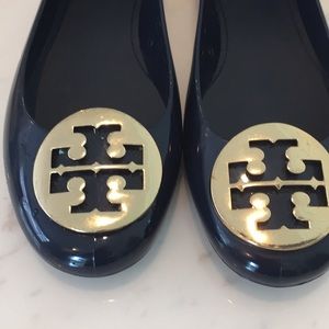 Tory Burch Royal Navy/ Gold Classic Reva Flats